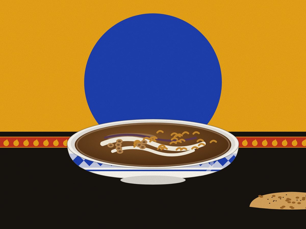 Kashk-e bademjan, painted in the Persiahaus style